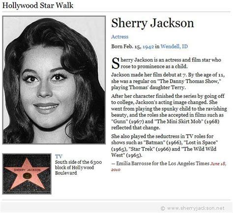 Sherry Jackson Effra