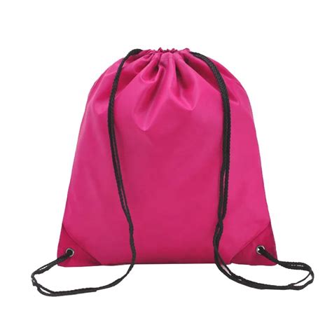 Cheap String Backpack Waterproof Polyester Customized Drawstring