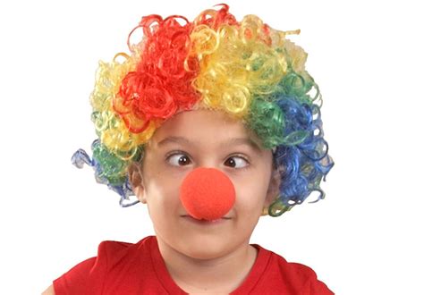 Rainbow Clown Wig Music In Motion