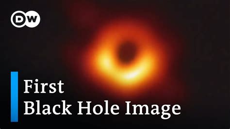 first ever image of a black hole revealed dw news youtube