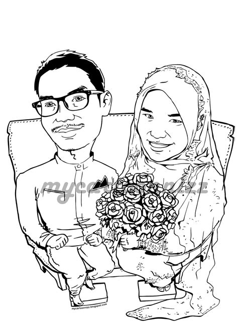 Kad kahwin online yang murah & cantik di malaysia! mycartoonnizz: Karikatur Untuk Kad Kahwin