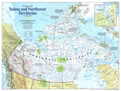 Making Of Canada Yukon And Northwest Territories Map North America