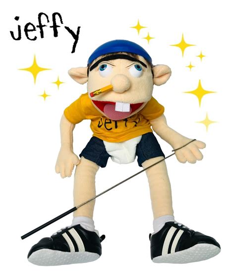 Official Sml Jeffy Puppet And Metal Puppet Rod Authentic Sml Retailer