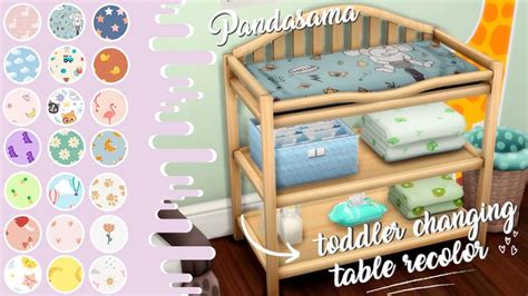 Pandasama Toddler Changing Table Recolor Nathansimss On Patreon In