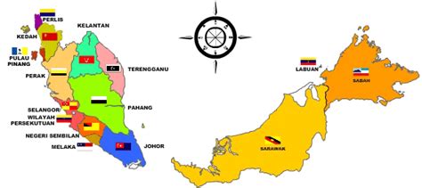 Peta Malaysia Dan Ibu Negeri Peta Malaysia Profil Letak Sistem