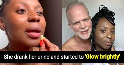 This Woman Drinks Her Urine Only To Spray It On Face To Stay Healthy