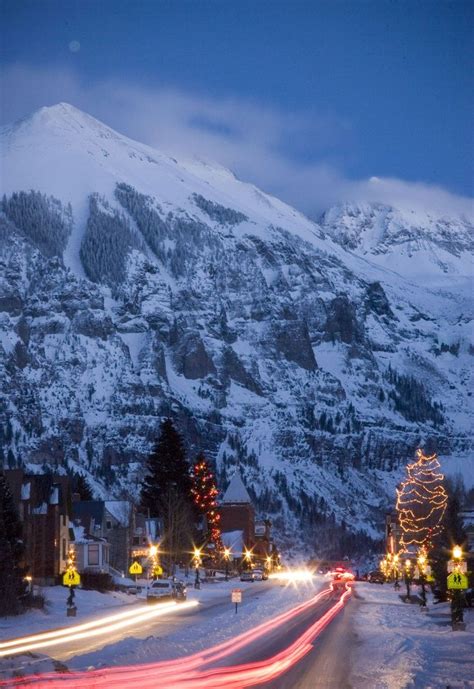 Christmas In Telluride Colorado Maine Best Winter Vacations Huff And