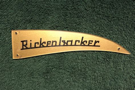 Rickenbacker Truss Rod Cover Gold Reverb