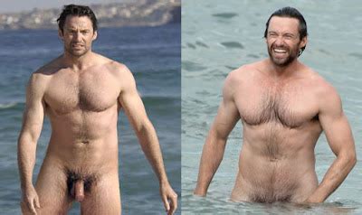 Muchofamoso Hugh Jackman Pillado Desnudo En La Playa