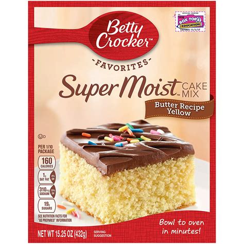 Mix cake mix, water, butter and eggs in large bowl with mixer on medium speed or beat vigorously by hand 2 minutes. Cake & Dessert Decorations - Betty Crocker Super Moist ...