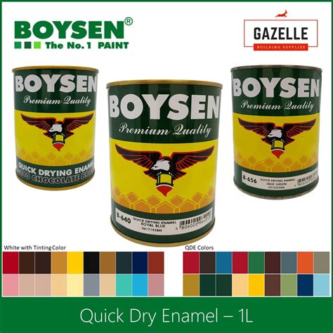 Original Boysen Quick Dry Enamel 1l Shopee Philippines