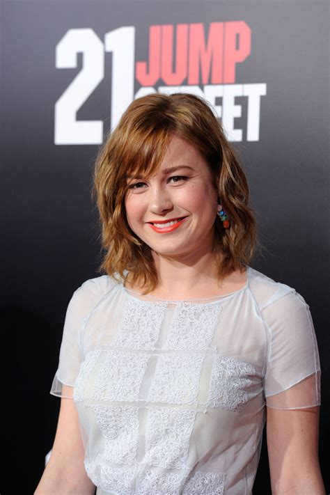 Joining the police force an. BRIE LARSON at 21 Jump Street Premiere in Los Angeles ...