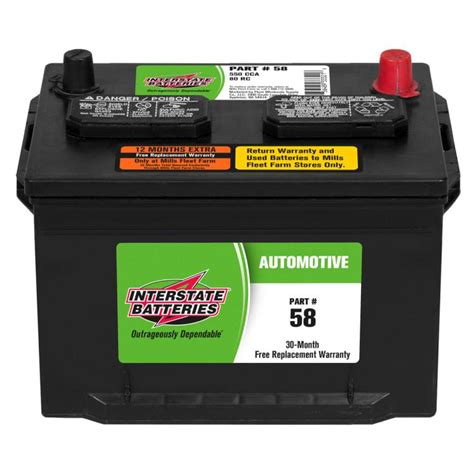 Interstate Batteries 42 Mo 550 Cca Automotive Battery By Interstate