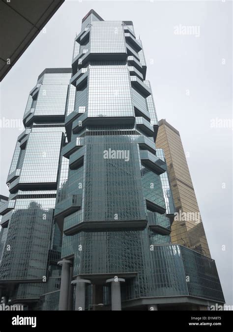 Hong Kong Office Building Lippo Centre Stock Photo Alamy