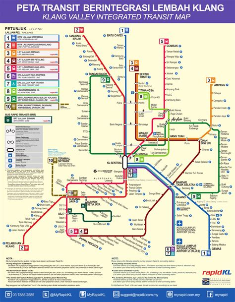 Rapid Kl Lrt Fare Quick Guide To Rapidkl Light Rail Transit S Kuala Lumpur Monorail System
