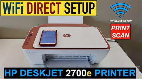 HP DeskJet E WiFi Direct Setup Using Inbuilt Printer WiFi YouTube