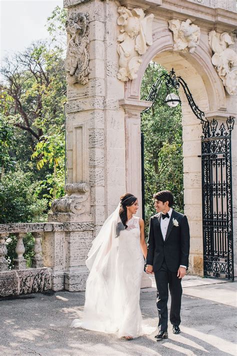 Couture bridal miami the range of dresses here will appeal to any bride, whether she is classic, edgy, or glamorous. Bride and groom at Vizcaya Museum & Gardens in Miami, FL ...