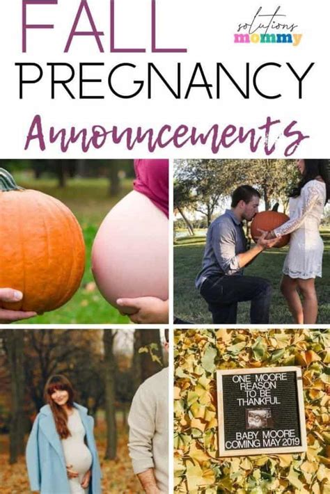 13 Easy Fall Pregnancy Announcements Craftymotherfather