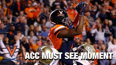 Virginia Wr Dontayvion Wicks Skies Over Two Defenders For The Score