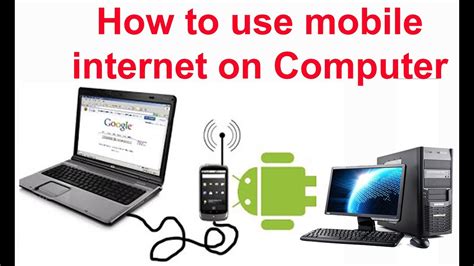 How To Connect Mobile Internet To Pc And Laptop Youtube