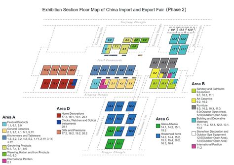 Layout Map Of Canton Fair Venue 2024 Pazhou Complex Map Easy Tour China