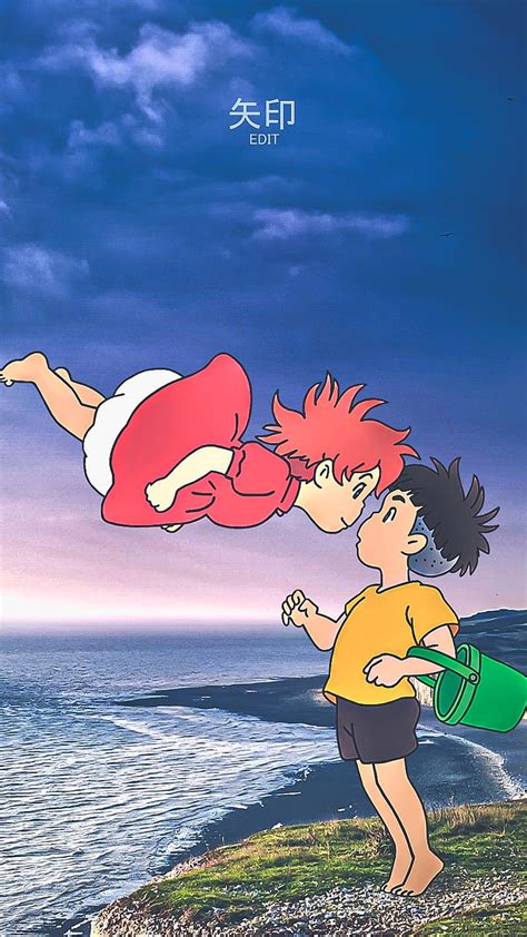 1920x1080px 1080p Free Download Ponyo Anime Ghibli Love Ocean