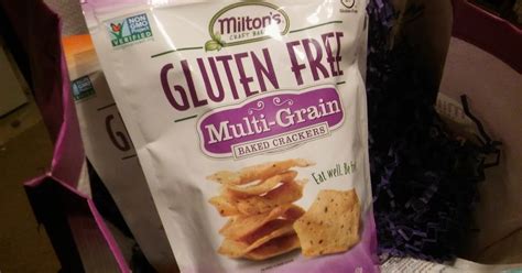 Gluten Free Snack Ideas Miltons Gluten Free Crackers My Review