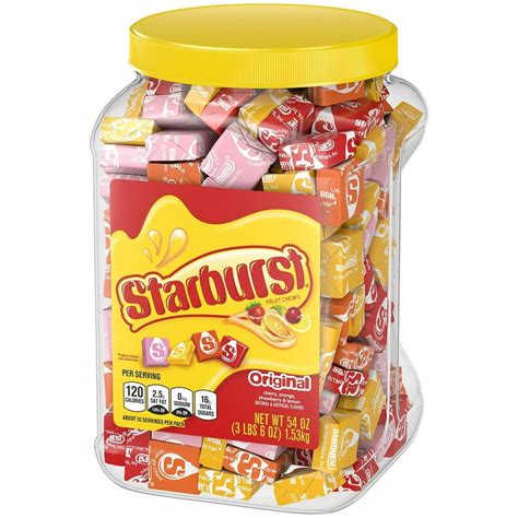Starburst Original Fruit Chewy Candy Bulk Jar 62 Oz2 Pk Walmart
