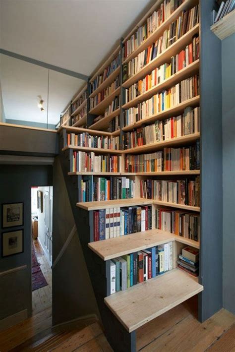 Cool And Unique Bookshelves Designs For Inspiring ⊶ Via