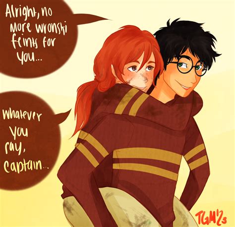 Beware Of The Ginger Harry Potter Comics Harry And Ginny Harry