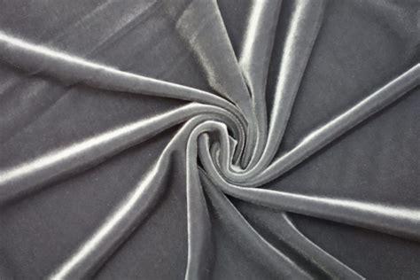 Wholesale Fabric: Stretch Velvet Charcoal » Fabric Merchants Wholesale ...