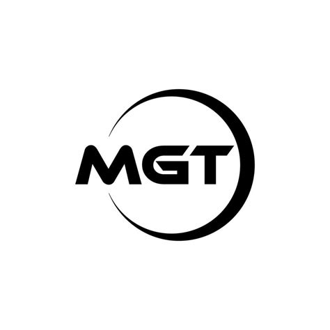 Mgt Letter Logo Design In Illustration Vector Logo Calligraphy
