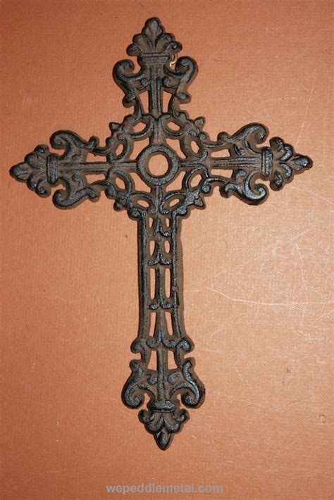 Decorative crosses wooden crosses crosses decor wall crosses mosaic crosses christian crafts cross crafts luck of the irish western decorations. ELEGANT AND STYLISH CAST IRON CROSS WALL DECOR, 9 7/8" (C) 13 | Cross wall decor, Wall crosses ...