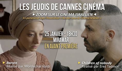 Les Jeudis De Cannes Cinéma Cinéma Israélien Cannes Cinéma