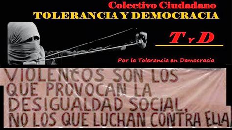 Colectivo Ciudadano Tolerancia y Democracia T y D JÓVENES OPINAN