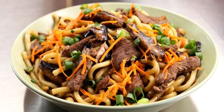 And from now on, this is actually the first graphic. Korean Beef Udon Noodles Recipes | Food Network Canada