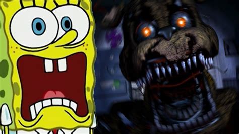 Spongebob Plays Five Nights At Freddys Youtube