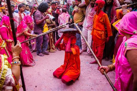 Lathmar Holi Of Barsana The Traditional Riot Of Colours