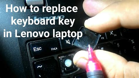 How To Replace Keyboard Key In Lenovo Thinkpad Laptop Youtube