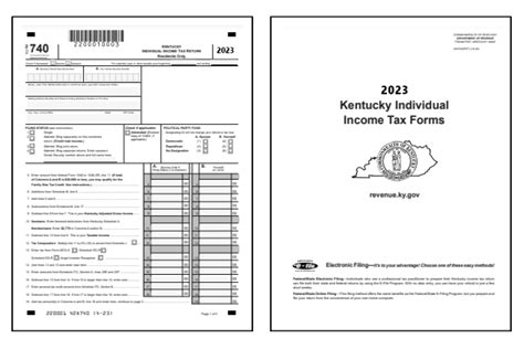 Kentucky Tax Forms 2023 Printable State Ky 740 Form And Ky 740