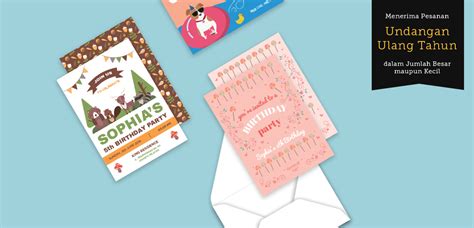 Undangan website pernikahan (wedding) gratis; Menerima Pesanan Cetak Undangan Ulang Tahun Anak - Uprint.id