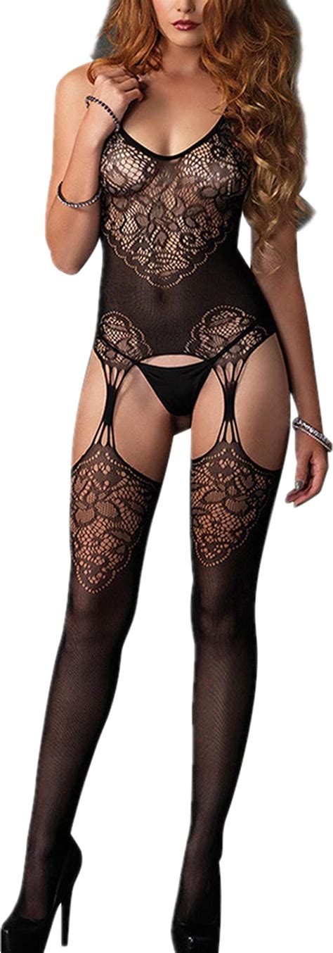 Amazon Com ZURQV Bodystockings For Women For Sex Net Dress Skirt