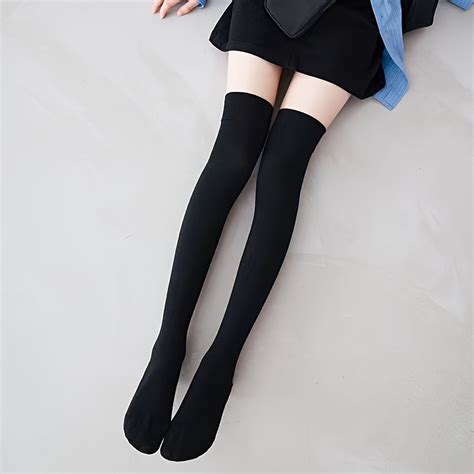 Women S Thigh High Socks Striped Over The Knee Socks Long Knee High Socks For Women Boot Socks