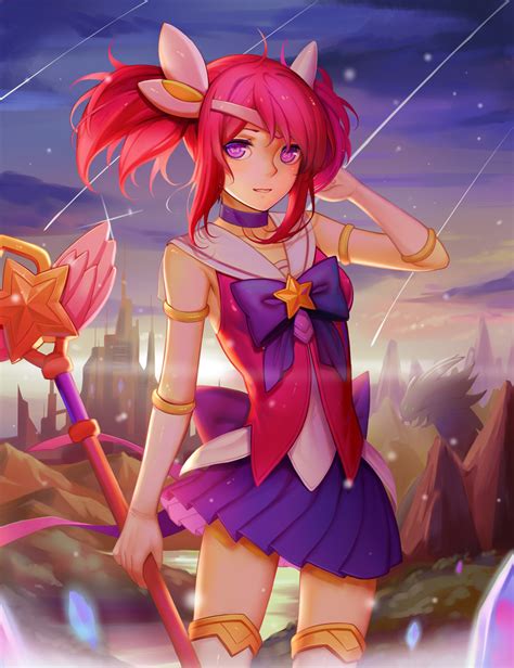 Luxanna Crownguard Star Guardian Lux And Baron Nashor League Of