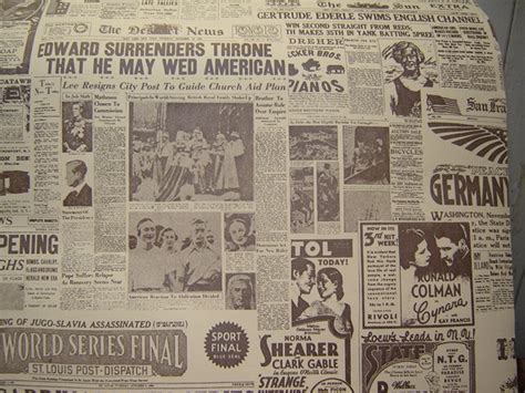 Free Download Roll Vintage Newsprint Wallpaper By Wendysvintageshop On