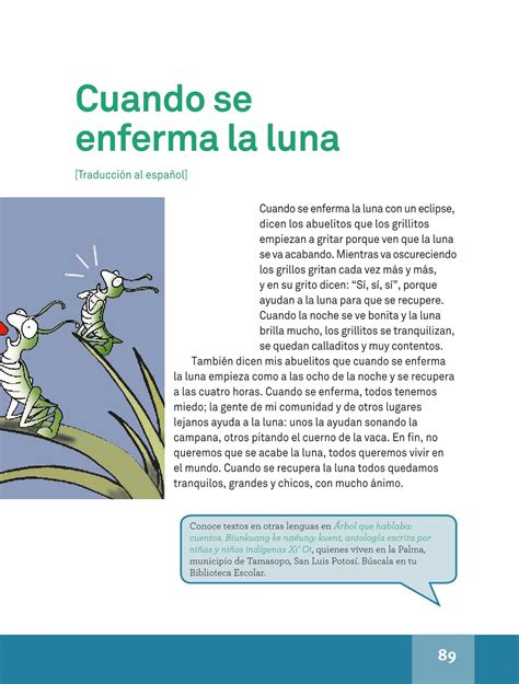Libro de español 4 grado contestado pagina 115. Español libro de lectura Cuarto grado 2016-2017 - Online | Libros de Texto Online | Página 87