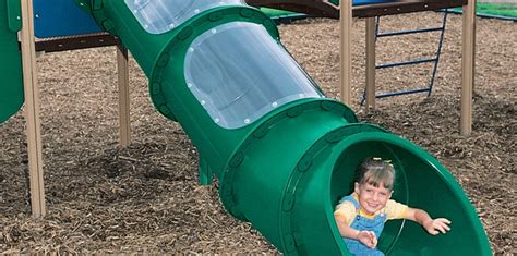 Tunnel Side With Optional View Tubes Straight Tube Slide With Clear