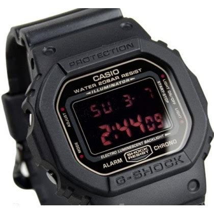 Casio G Shock Dw Ms Standard Digital Black Resin Watch