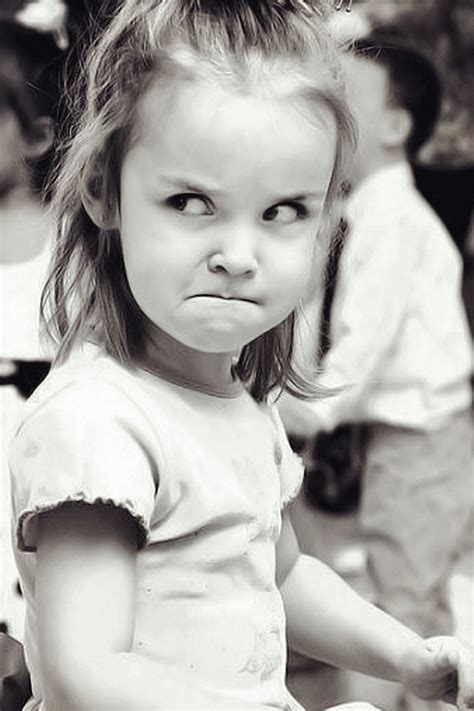 Cute Angry Girl Expression Black And White Iphone 4s Wallpapers Free
