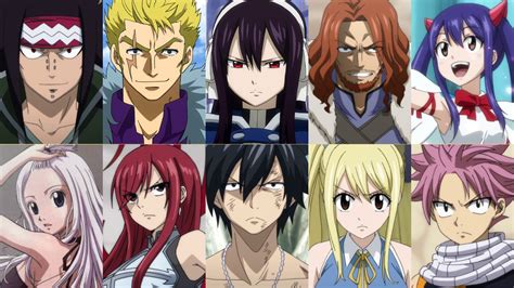 Top 10 Greatest Fairytail Characters By Herocollector16 On Deviantart